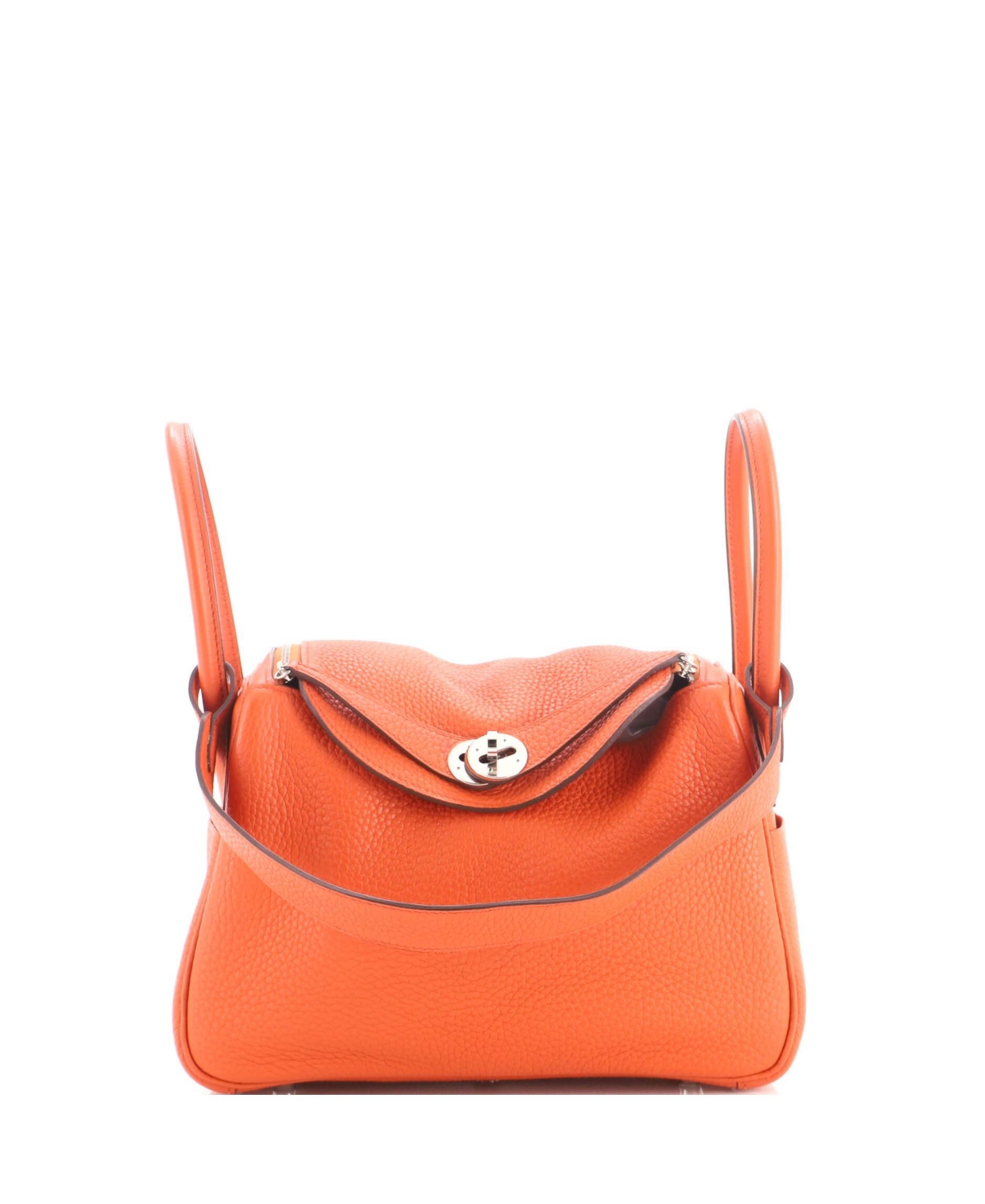 Pre-Owned Hermes 26 Lindy Bag Clemence - Orange