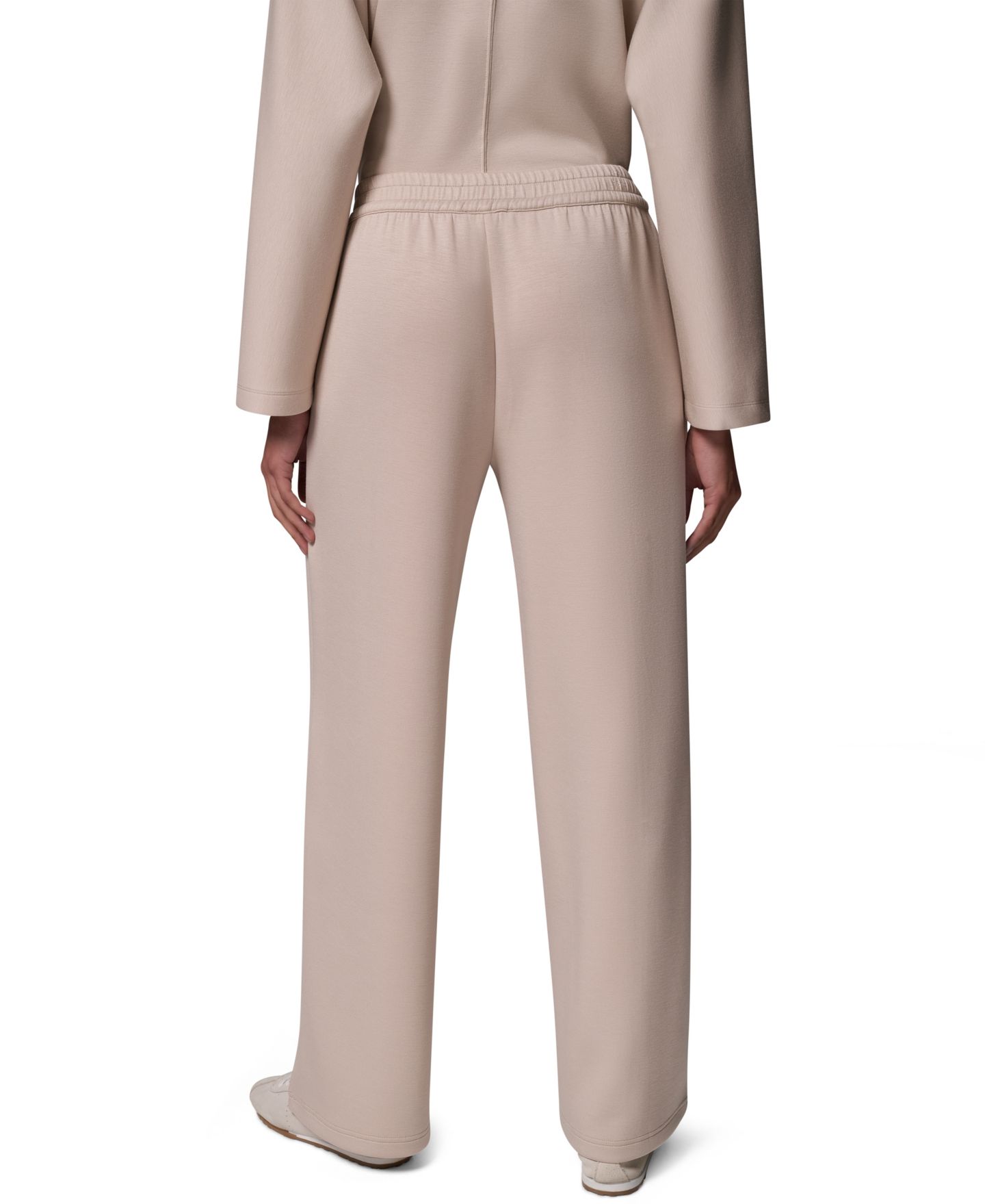 Женские брюки Donna Karan Weekend Jet Setter Mid-Rise Pull-On Wide-Leg, цвет: Розовый серо-коричневый — фото 19