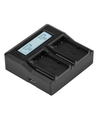 Dual Smart Charger with LCD Screen Battery Charger for Canon NB-2L
