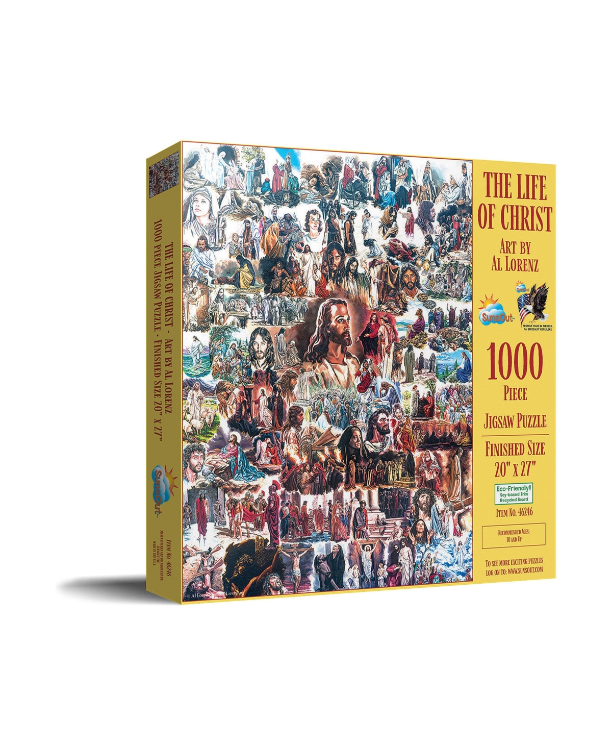 SunsOut The Life of Jesus Christ 1000 Piece Jigsaw Puzzle, Ages 15+