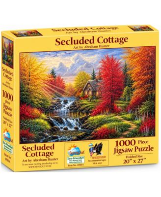 Secluded Cottage 1000-Piece Jigsaw Puzzle, Ages 15+
