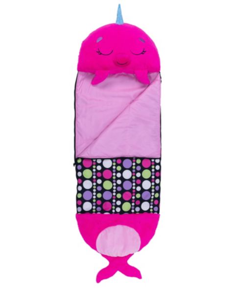 Детские мягкие игрушки Happy Nappers Neil Narwhal Large 2-in-1 Plush Pillow Sleeping Bag, цвет: Open Miscellaneous