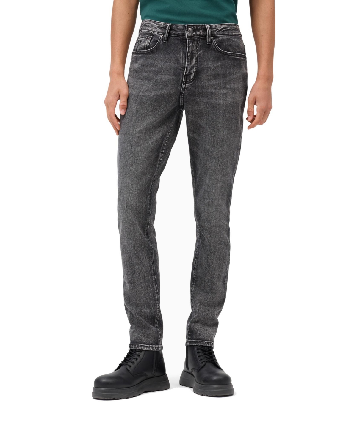 A|X Armani Exchange Men's J14 Slim Stretch Denim Jeans - Black Denim