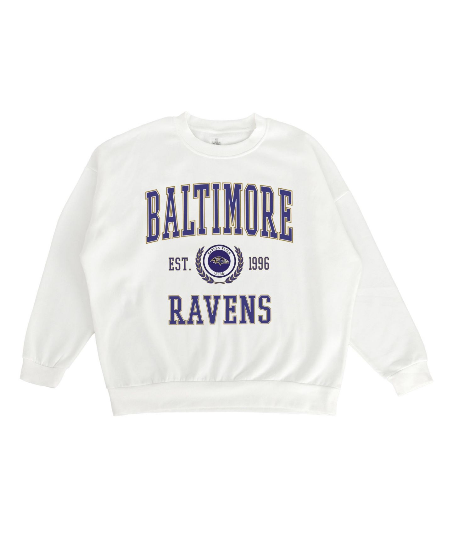 Женская толстовка Gameday Couture White Baltimore Ravens Timeless Triumph Premium Fleece Pullover — фото 5