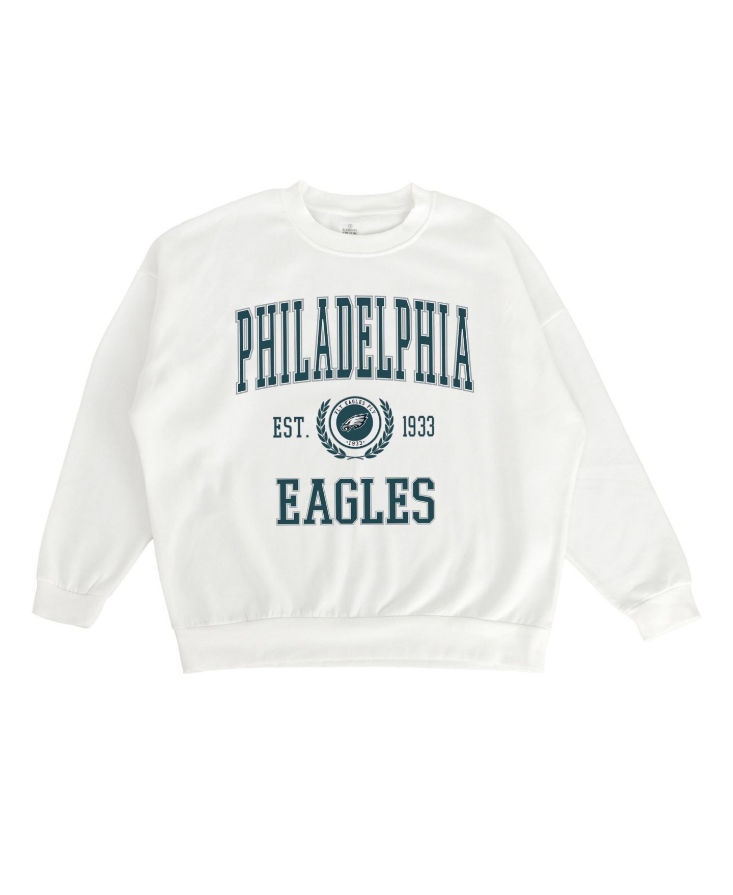 Женская толстовка Gameday Couture White Philadelphia Eagles Timeless Triumph Premium Fleece Pullover — фото 5