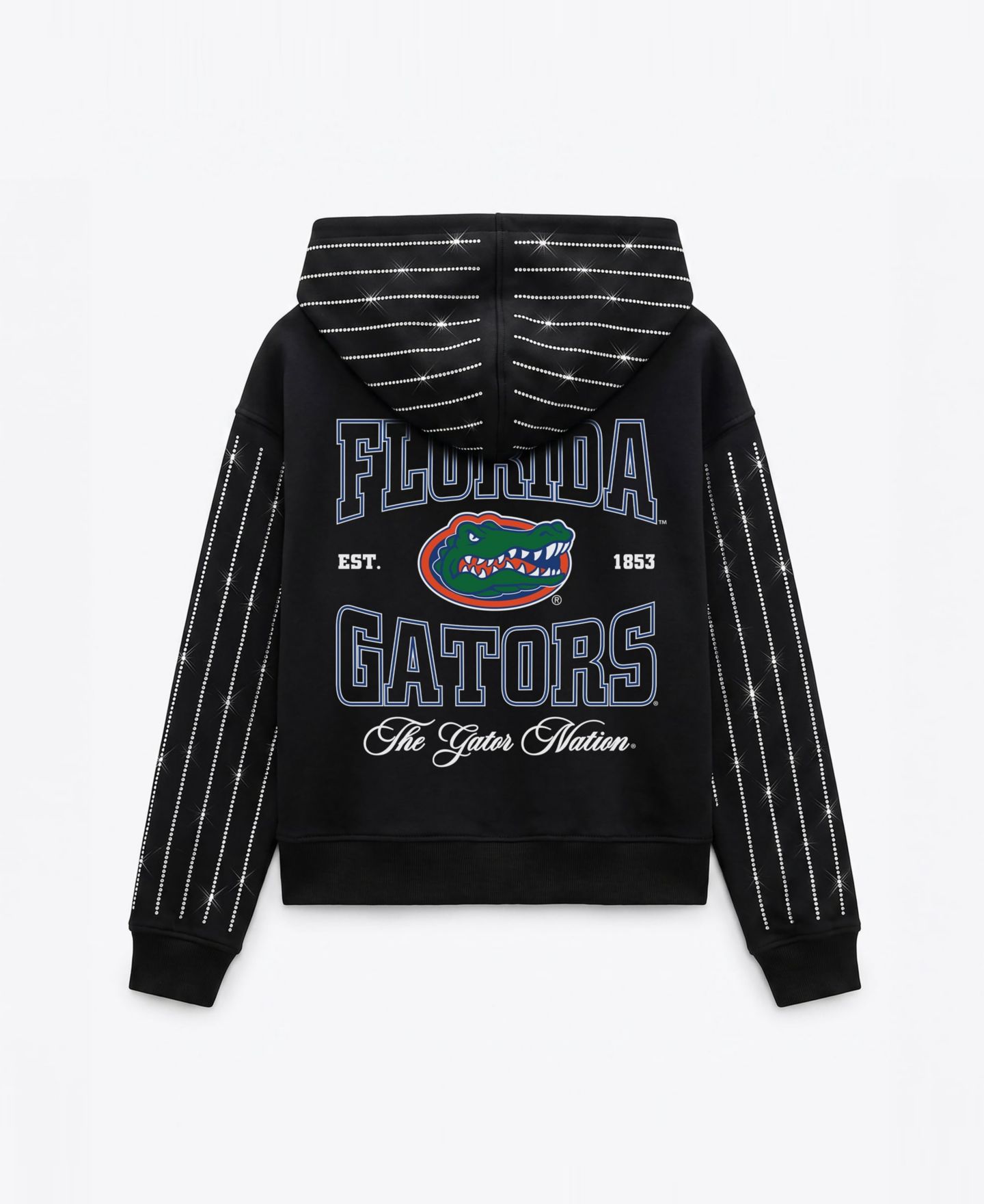 Женское худи Gameday Couture Black Florida Gators Eyes on the Prize Mid-Crop Full-Zip — фото 3