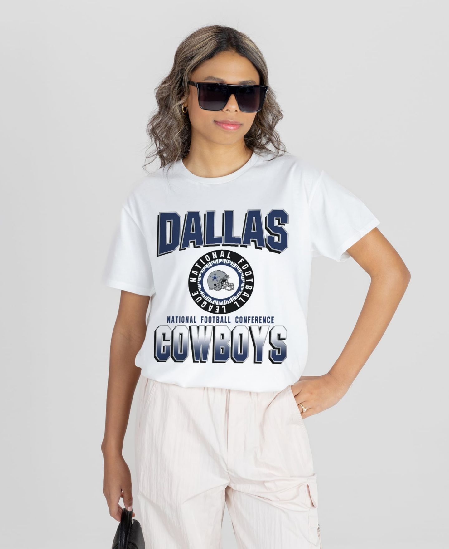 Женская футболка Gameday Couture White Dallas Cowboys Oversized All-Time Classic Flowy — фото 1