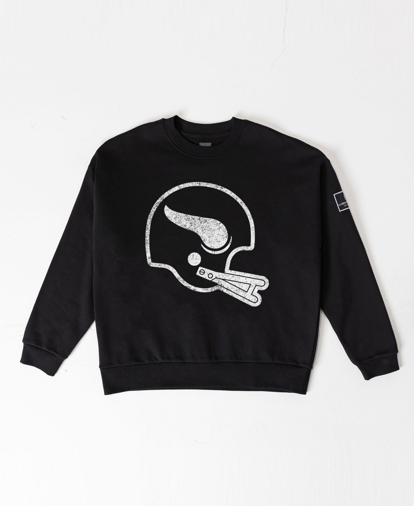 Женская толстовка Gameday Couture Black Minnesota Vikings Bold Move Black Label Premium Drop Shoulder — фото 5