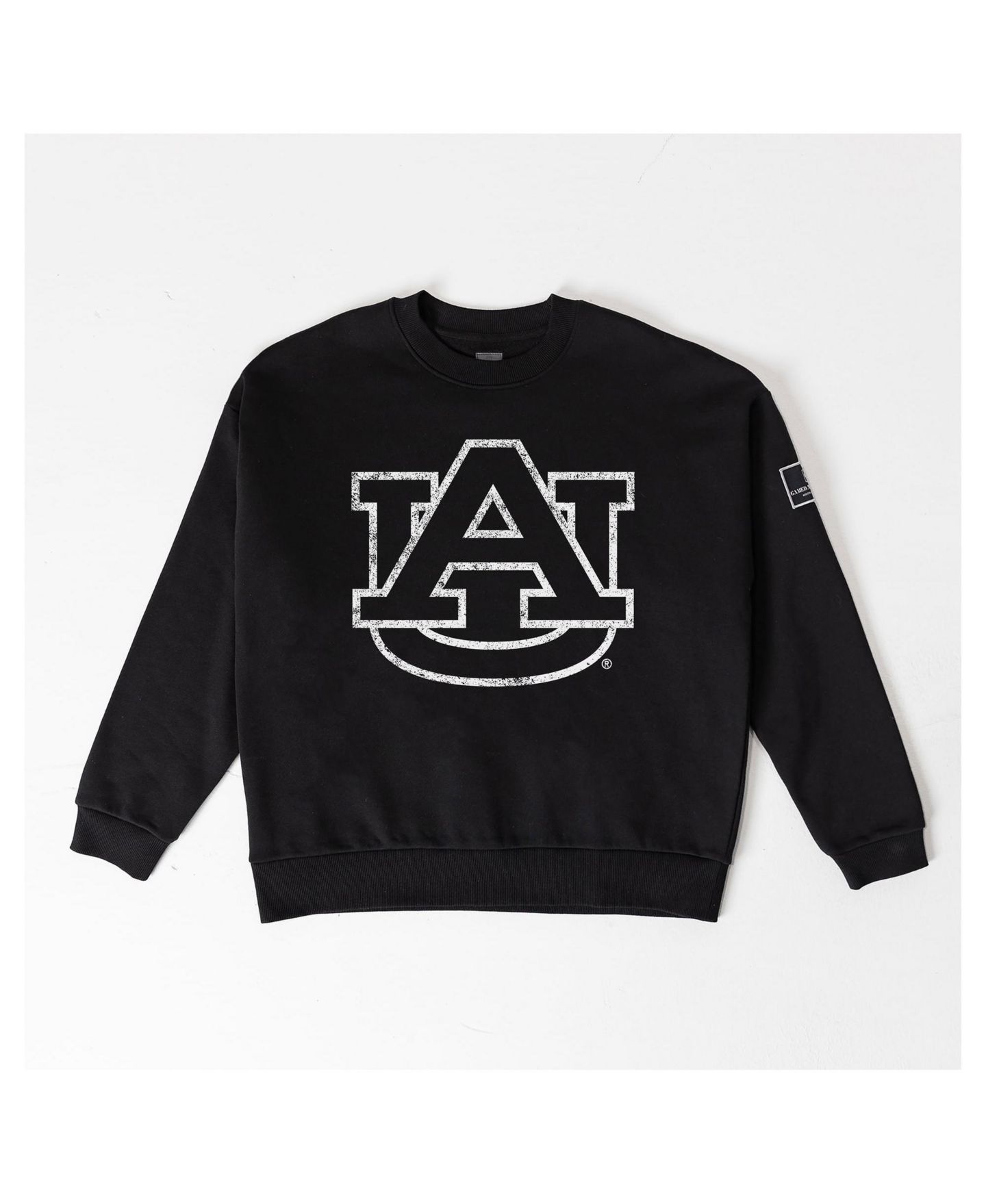 Женская толстовка Gameday Couture Black Auburn Tigers Bold Move Black Label Premium Drop Shoulder — фото 6