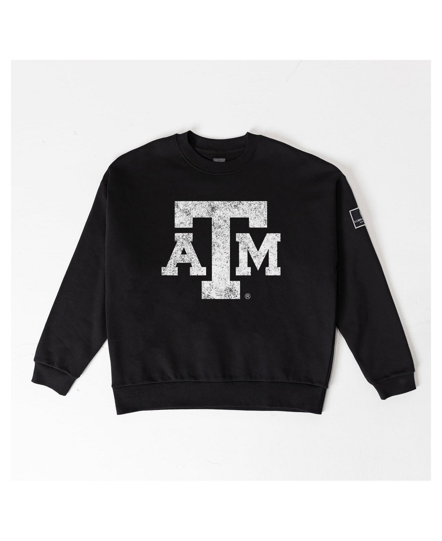 Женская толстовка Gameday Couture Black Texas A&M Aggies Bold Move Black Label Premium Drop Shoulder — фото 6