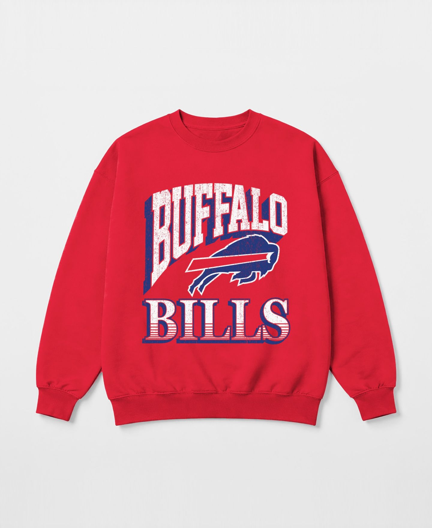 Женская толстовка Gameday Couture Red Buffalo Bills Main Character Oversized Premium Drop Shoulder — фото 5