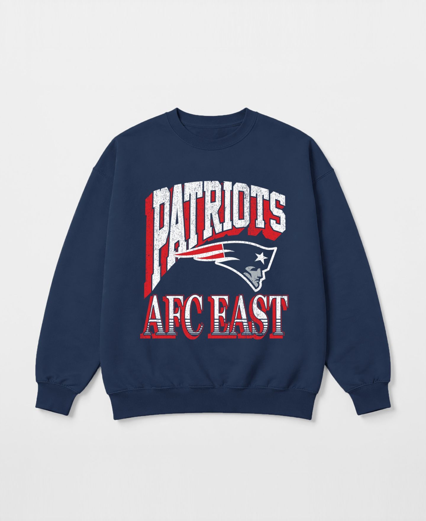 Женская толстовка Gameday Couture Navy New England Patriots Main Character Oversized Premium Drop Shoulder — фото 5