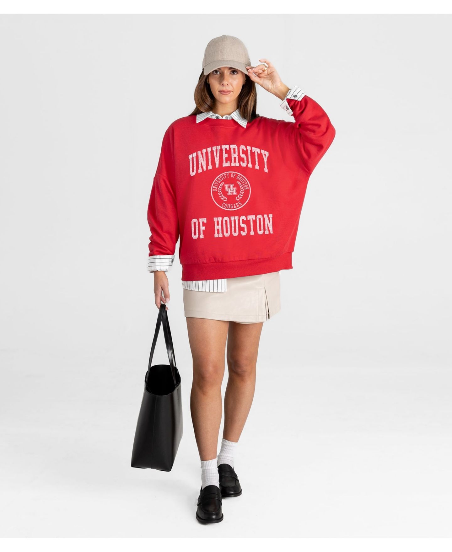 Женская толстовка Gameday Couture Red Houston Cougars Prime Play — фото 3