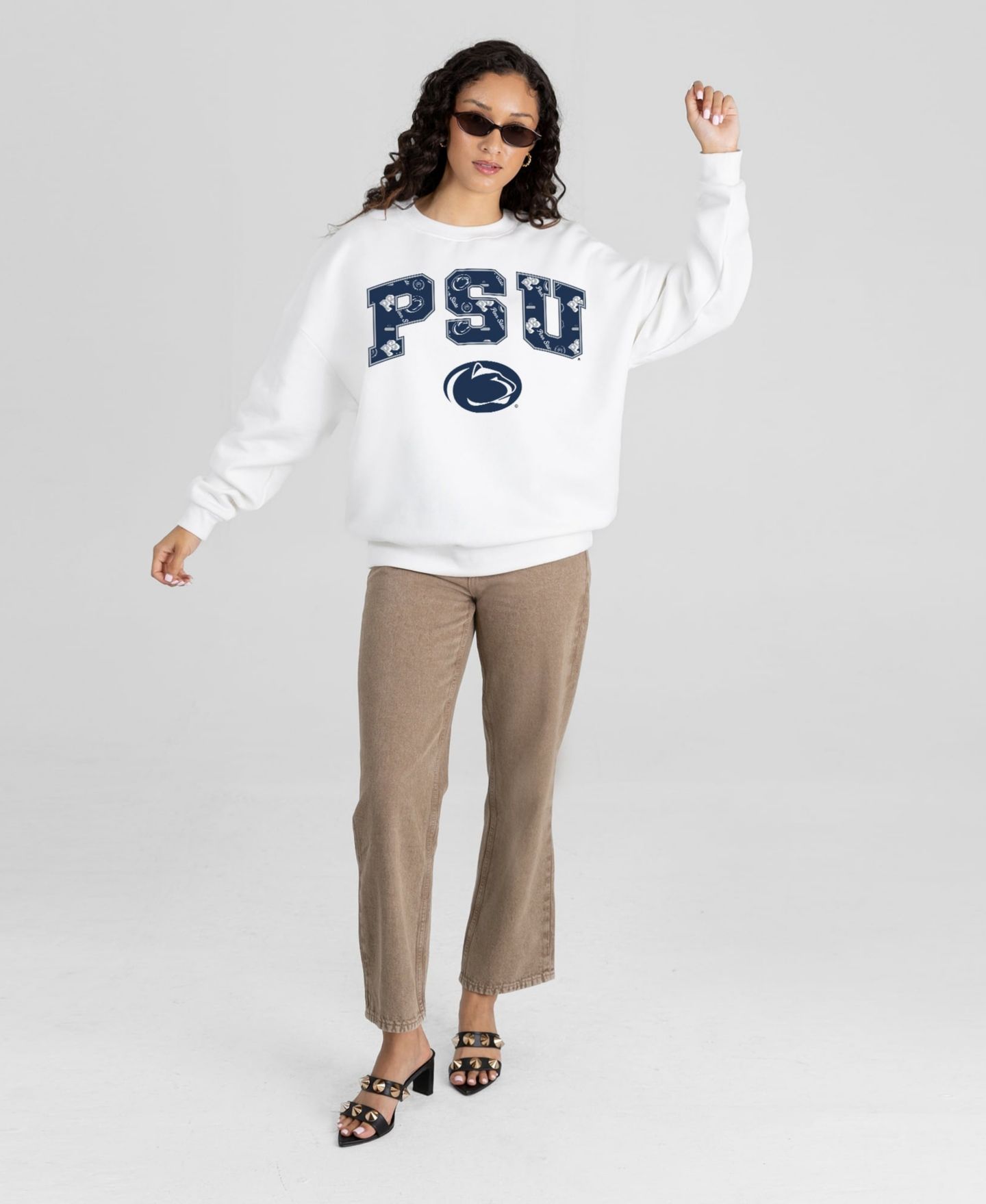 Женская толстовка Gameday Couture White Penn State Nittany Lions Sweet Play — фото 3