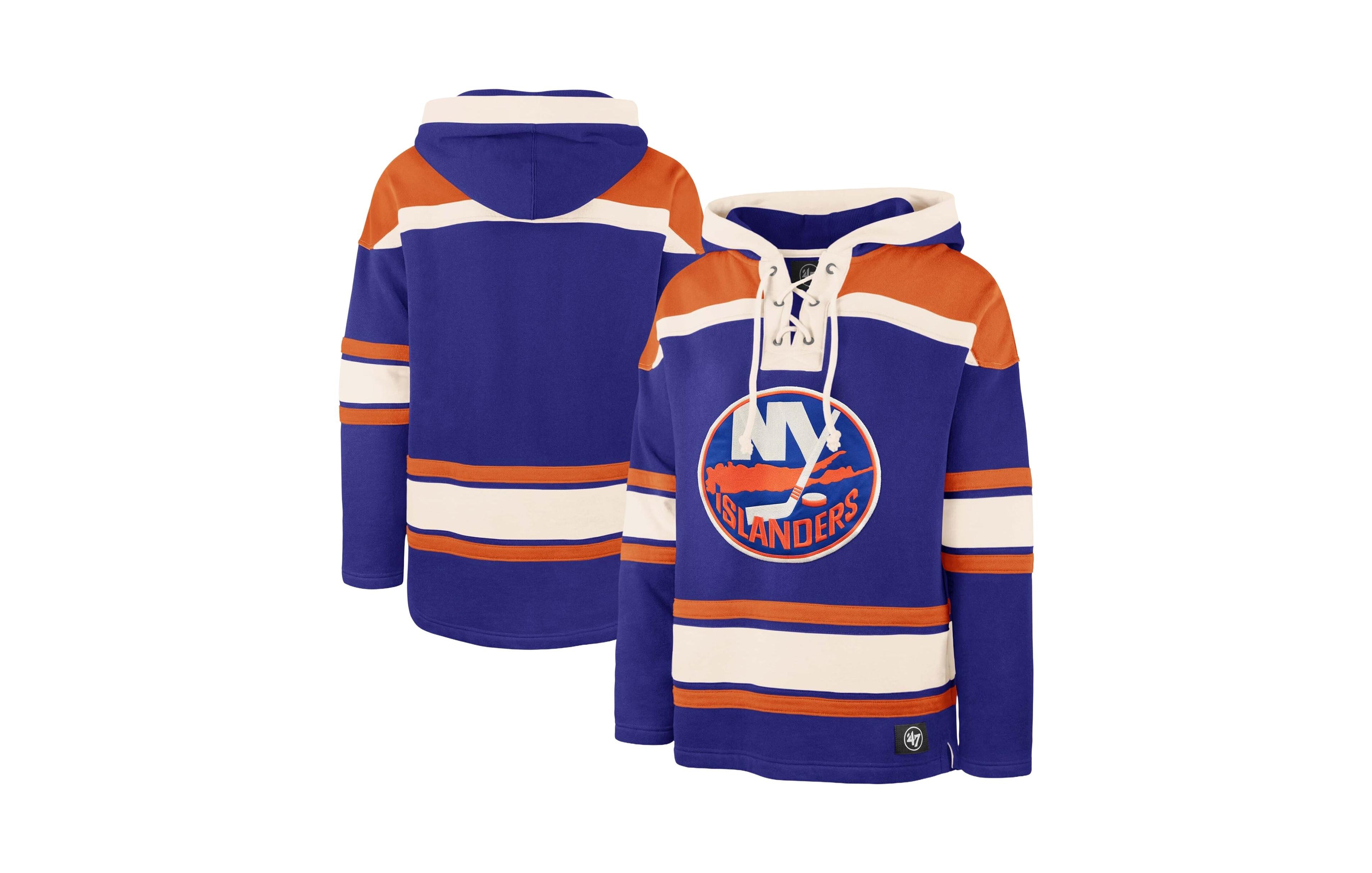 '47 Brand Men's Royal New York Islanders Superior Lacer Hoodie
