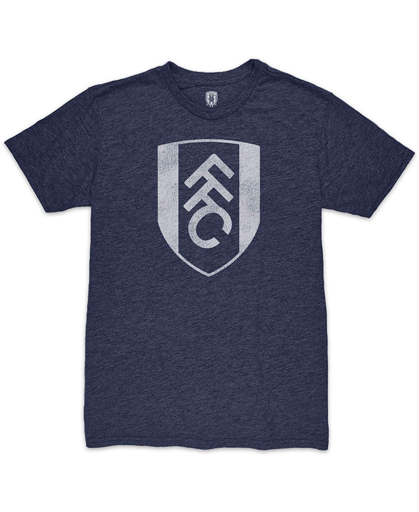 Мужская футболка 1863FC Heather Navy Fulham Mono Crest Twisted Tri-Blend Slub — фото 2