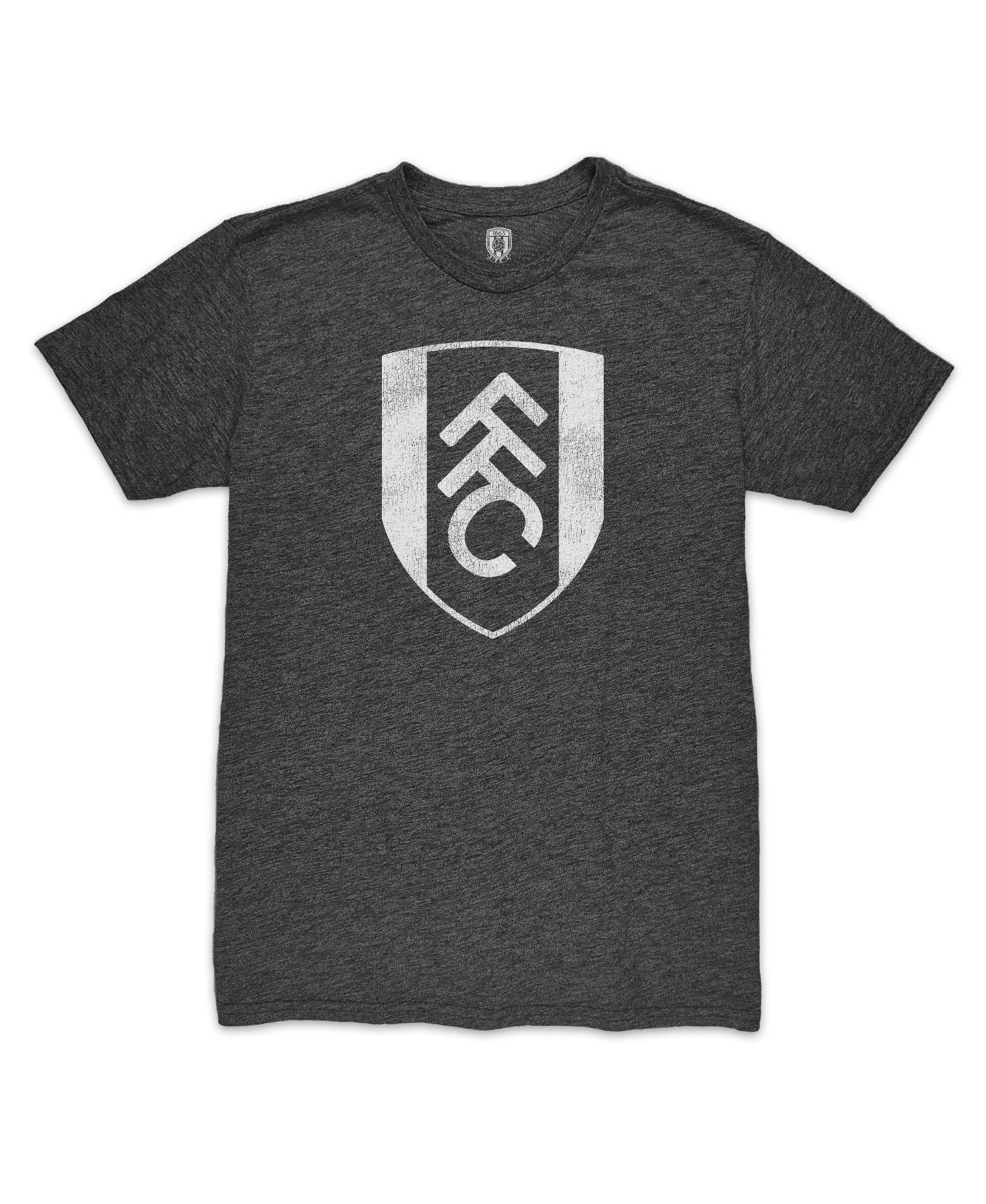 Мужская футболка 1863FC Antonee Robinson Heather Black Fulham Player Name & Number Twisted Tri-Blend — фото 2