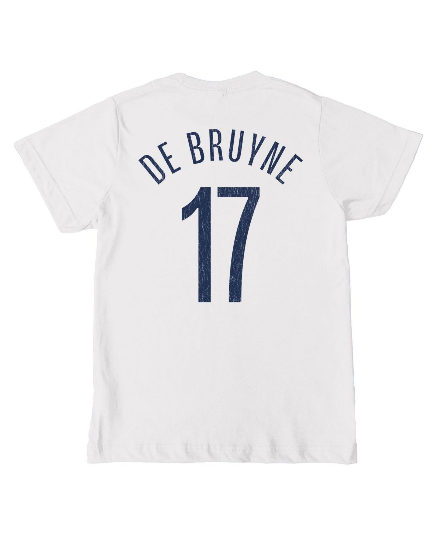 Детская футболка 1863FC Kevin De Bruyne White Manchester City Player — фото 3