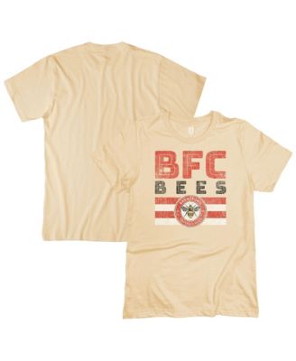 Men's Tan Brentford FC Retro Stripes T-Shirt