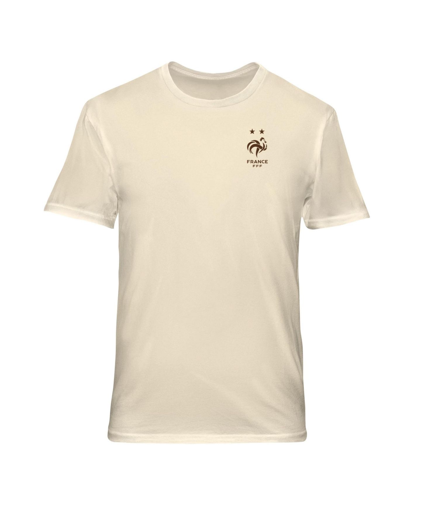 Мужская футболка 1863FC Cream France National Team Vintage Soft Wash — фото 2