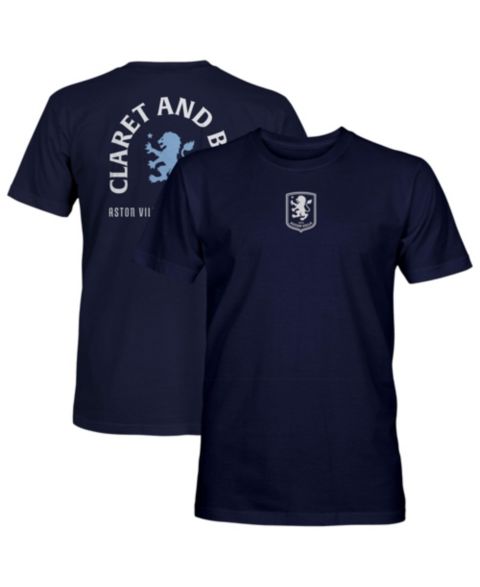 Мужская футболка 1863FC Navy Aston Villa True To Glory Heavyweight