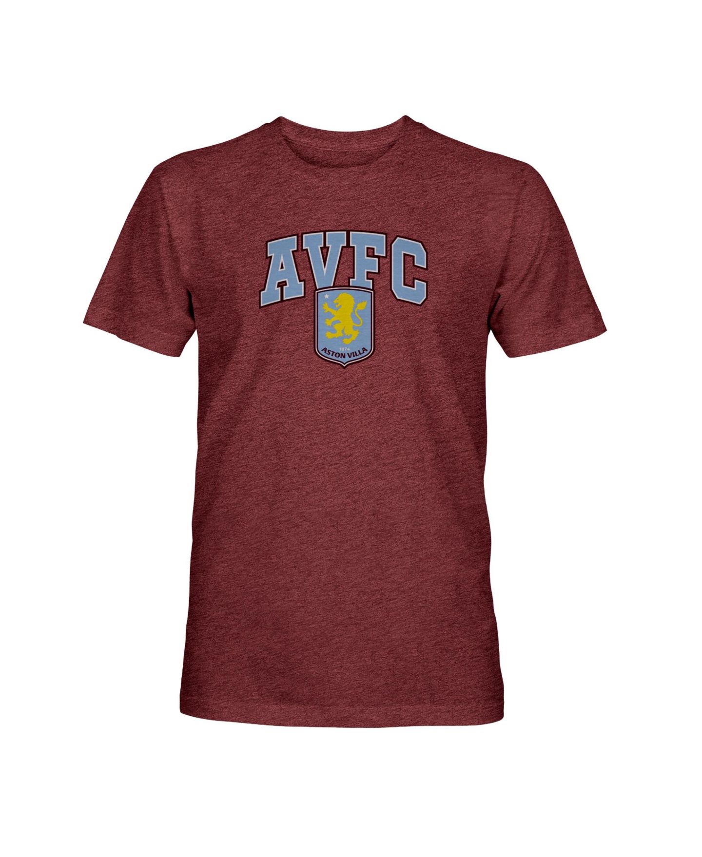 Мужская футболка 1863FC Maroon Aston Villa Athletic Wordmark Vintage Tri-Blend — фото 2