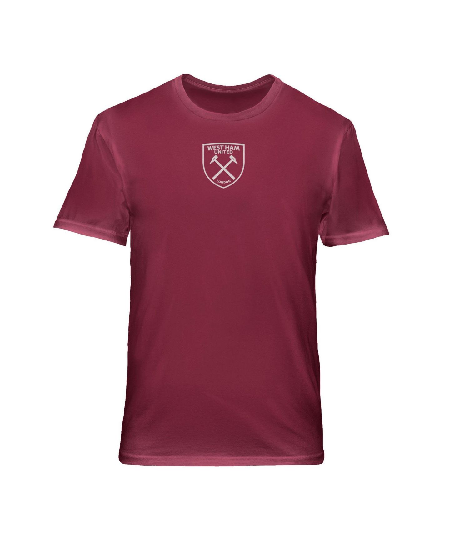 Мужская футболка 1863FC Red West Ham United Back Wordmark Soft Wash — фото 2