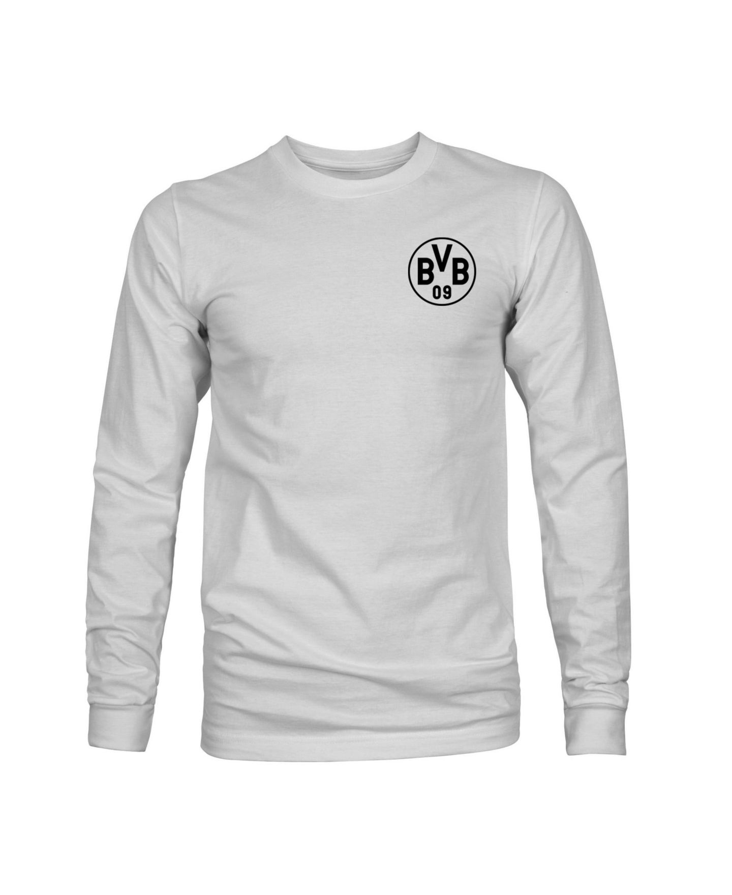 Мужская футболка 1863FC Gray Borussia Dortmund Back Team Arch Long-Sleeve — фото 2