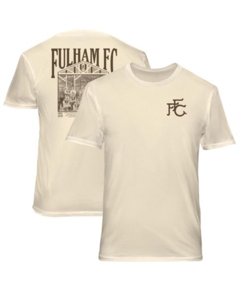 Мужская футболка 1863FC Cream Fulham Vintage Soft Wash