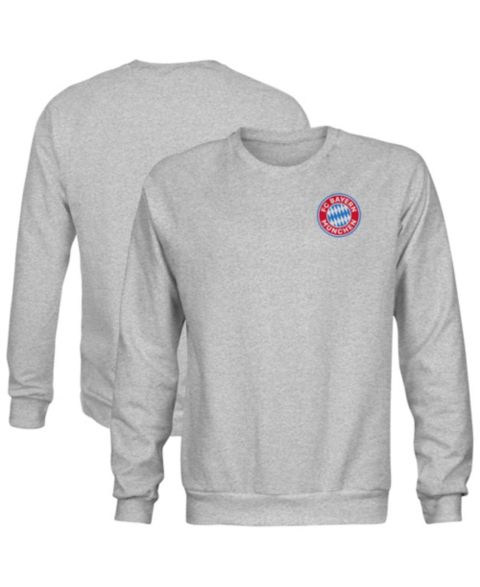 Мужская толстовка 1863FC Gray Bayern Munich Color Badge