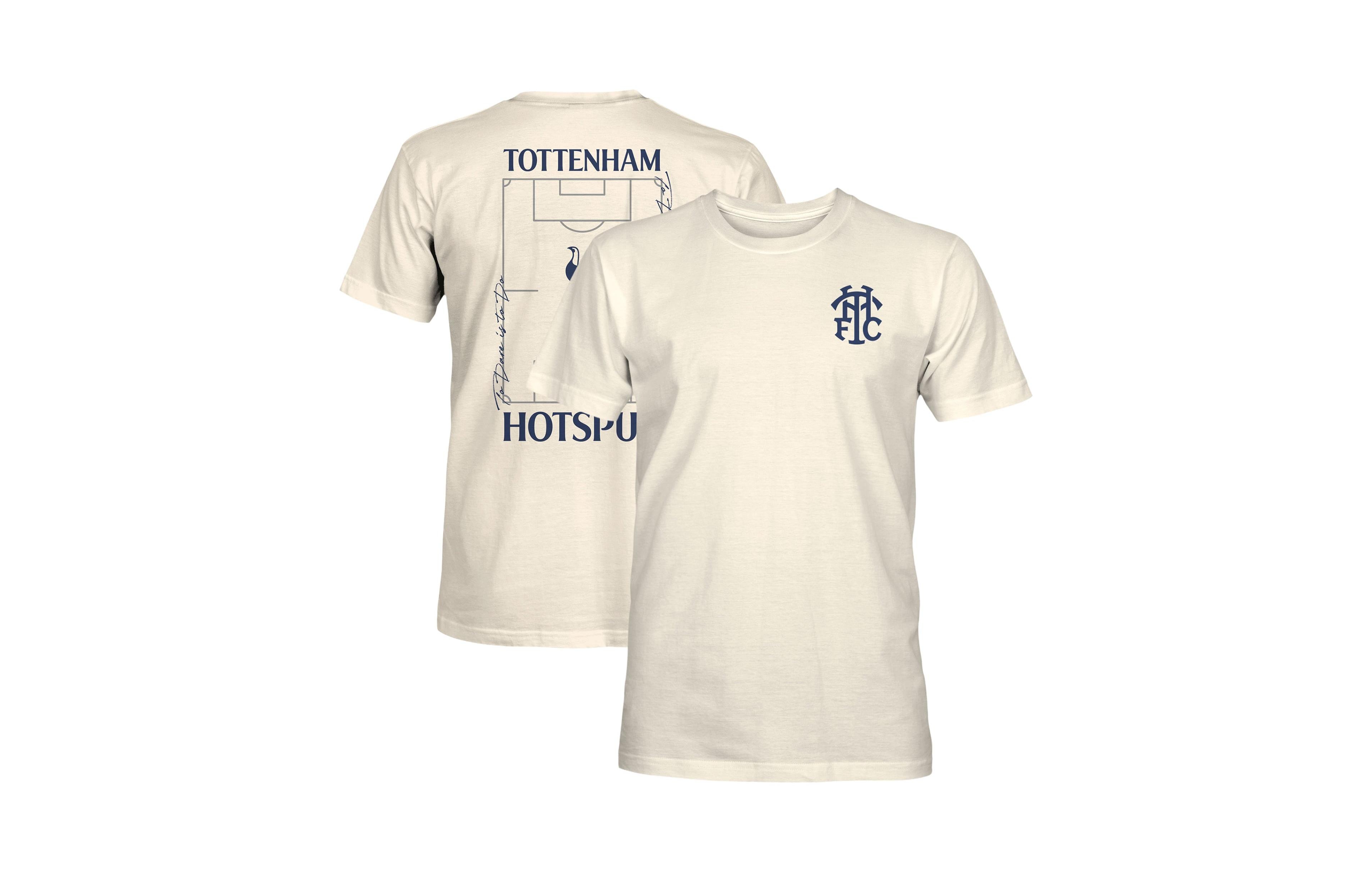 1863FC Men's Cream Tottenham Hotspur Own the Pitch Heavyweight T-Shirt