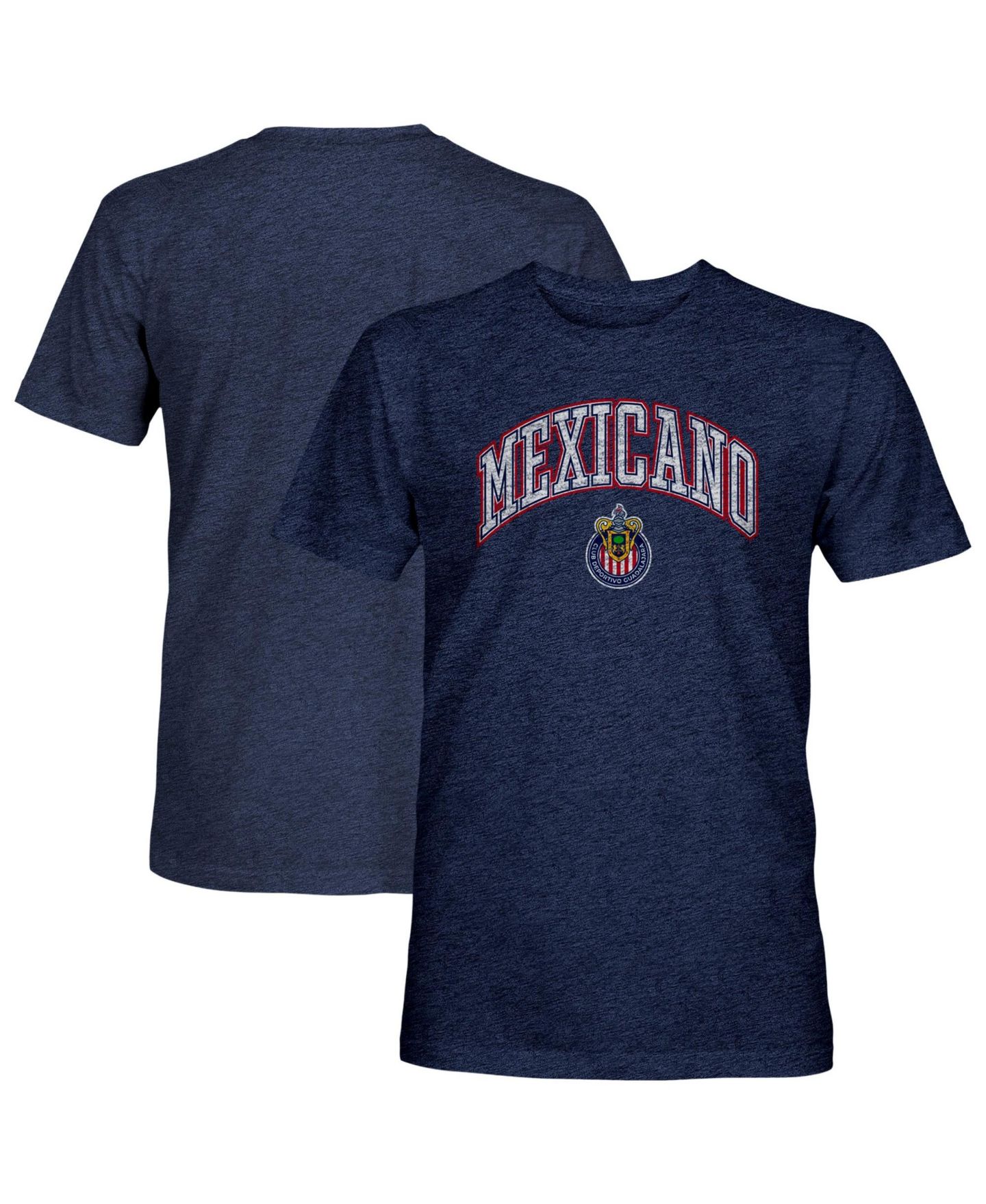 Мужская футболка 1863FC Navy Chivas Color Badge Tri-Blend — фото 1