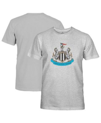 Big Boys' and Girls' Gray Newcastle United Color Badge T-Shirt