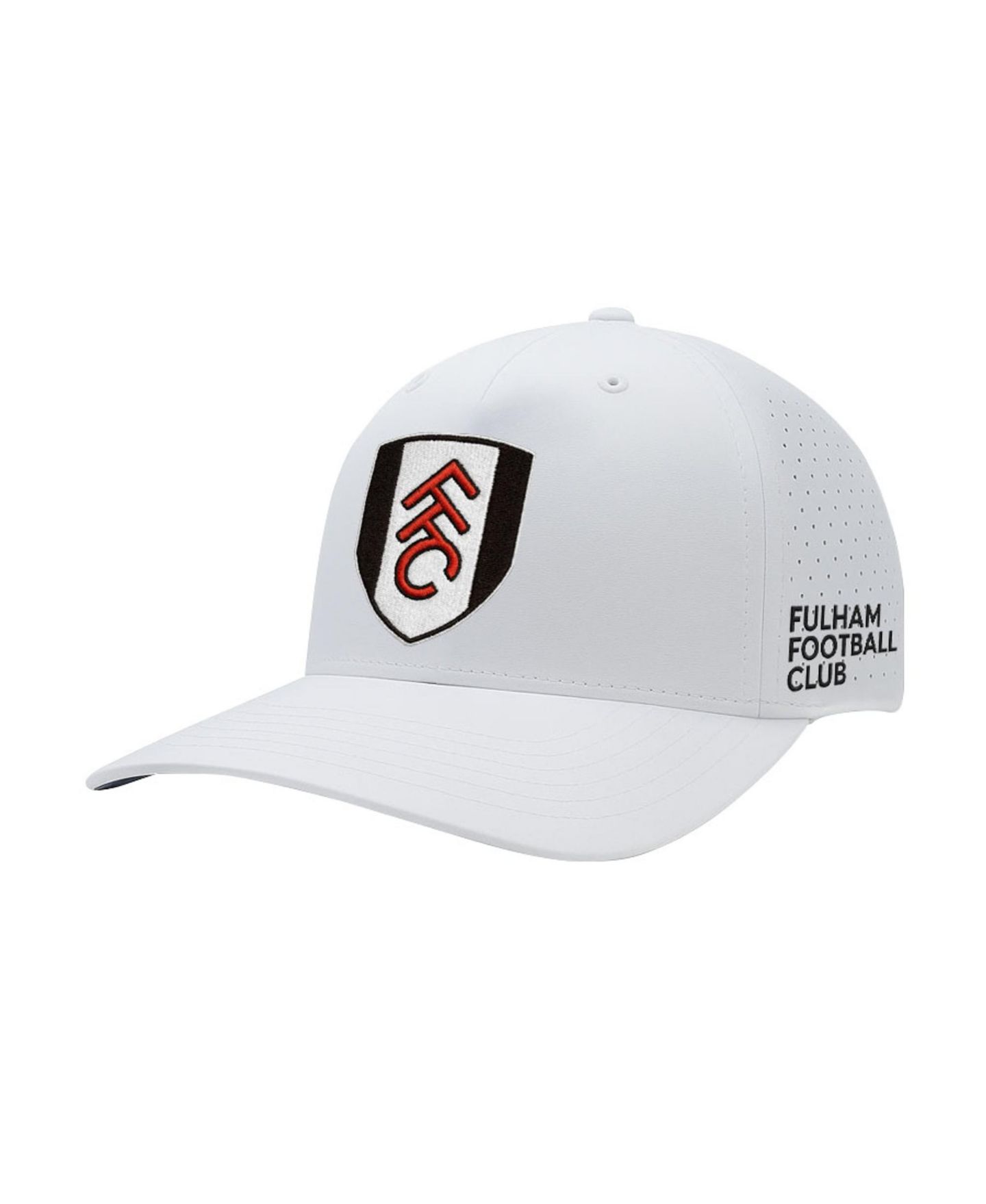 Мужская кепка 1863FC White Fulham Mono Badge High Point Adjustable Hat — фото 1