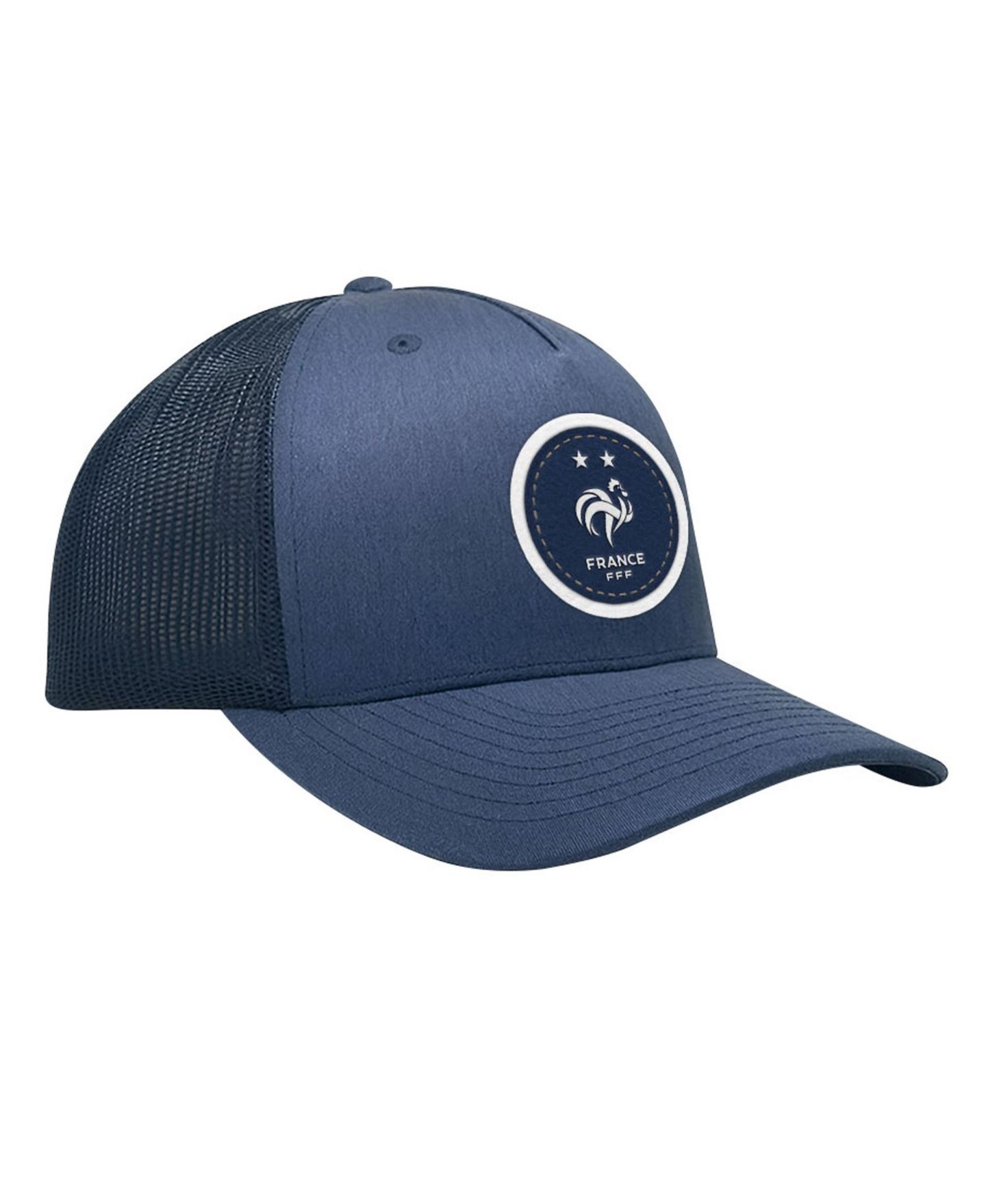 Мужская кепка 1863FC Navy France National Team Federation Mono Badge Nightshift Adjustable Hat — фото 3
