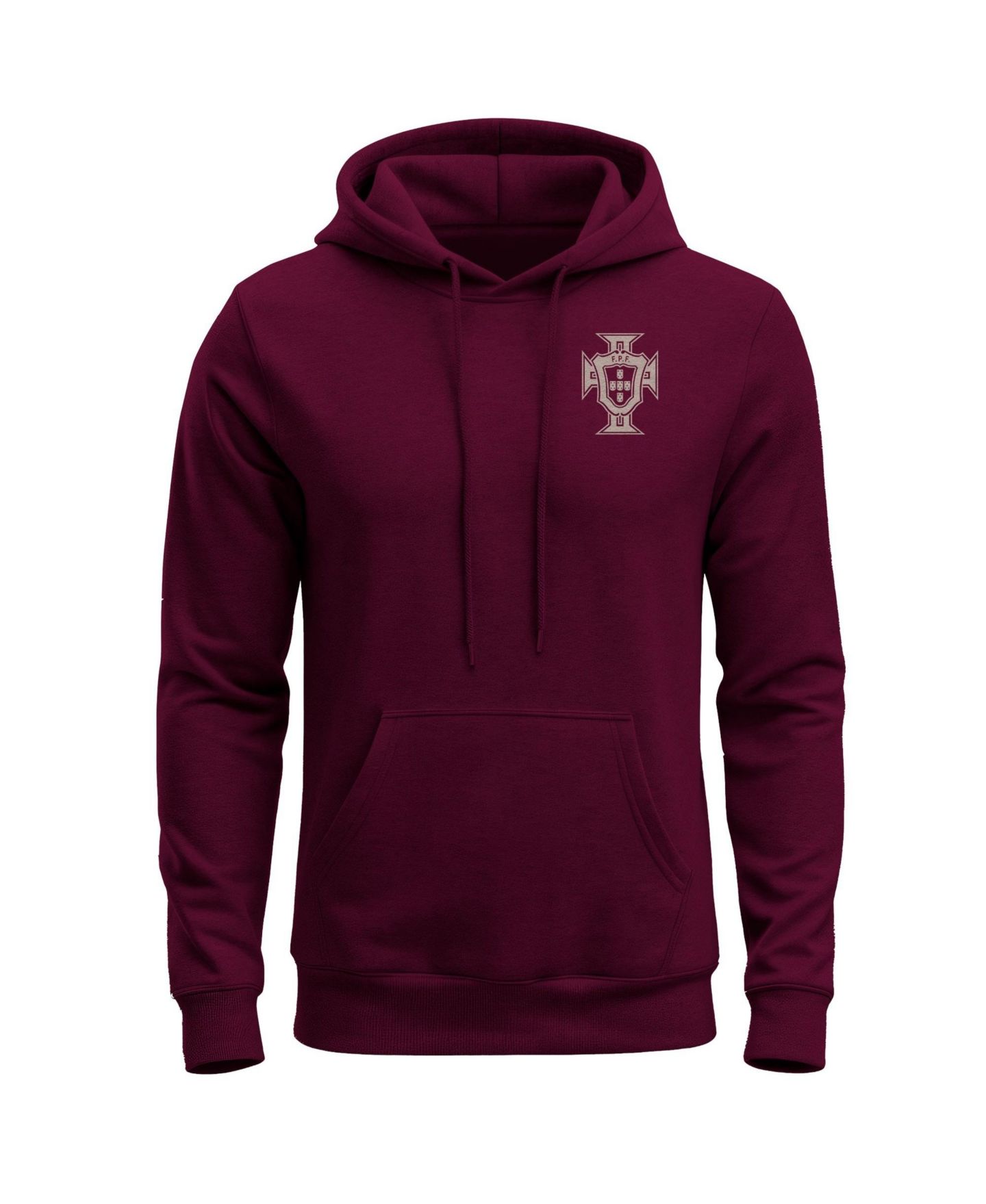 Мужское худи 1863FC Maroon Portugal National Team True to Glory Fleece — фото 2