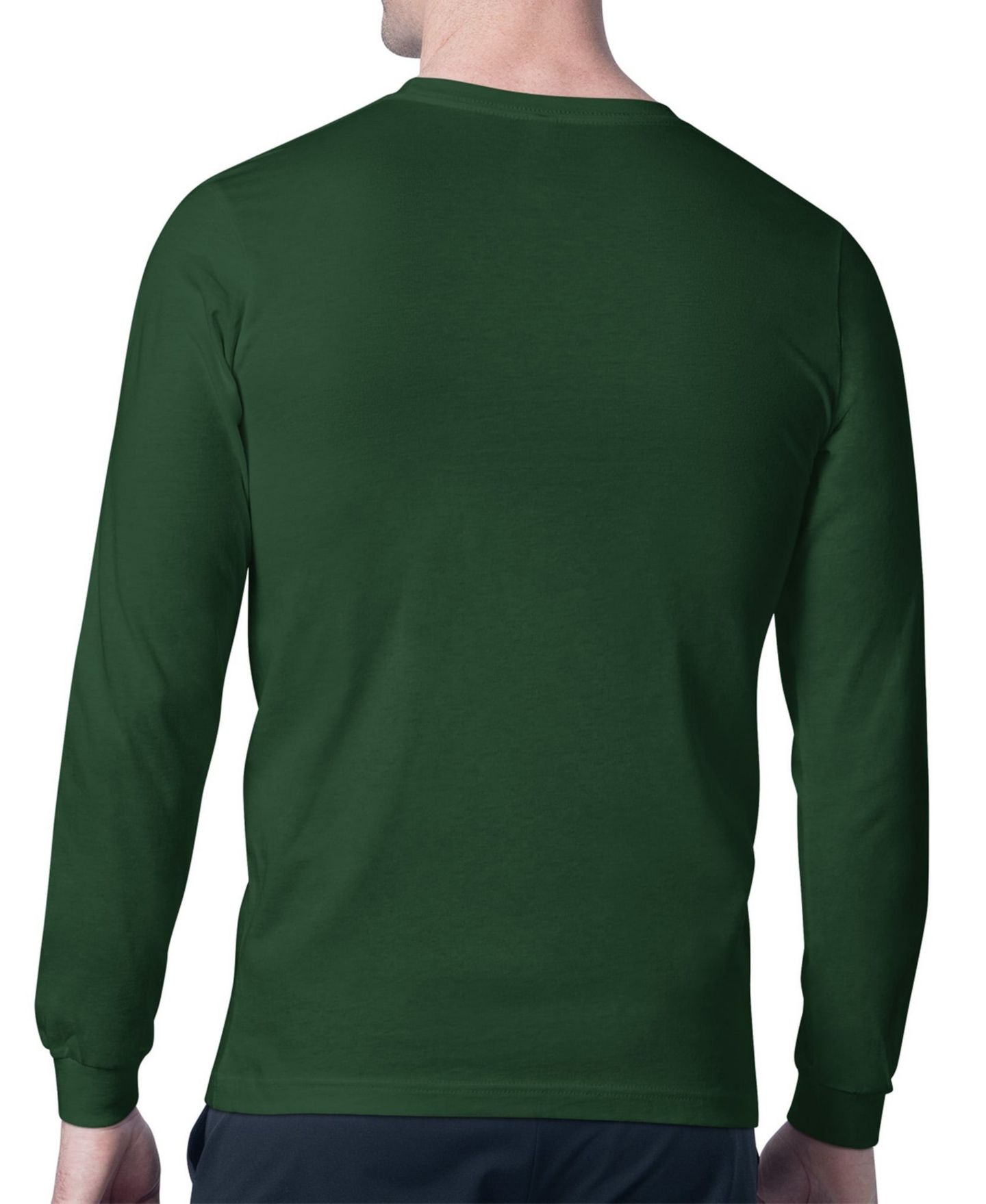 Мужская футболка Starter Olive Green Bay Packers Retro Long-Sleeve Graphic — фото 3