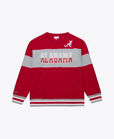 Мужская толстовка Mitchell & Ness Crimson Alabama Crimson Tide Fleece
