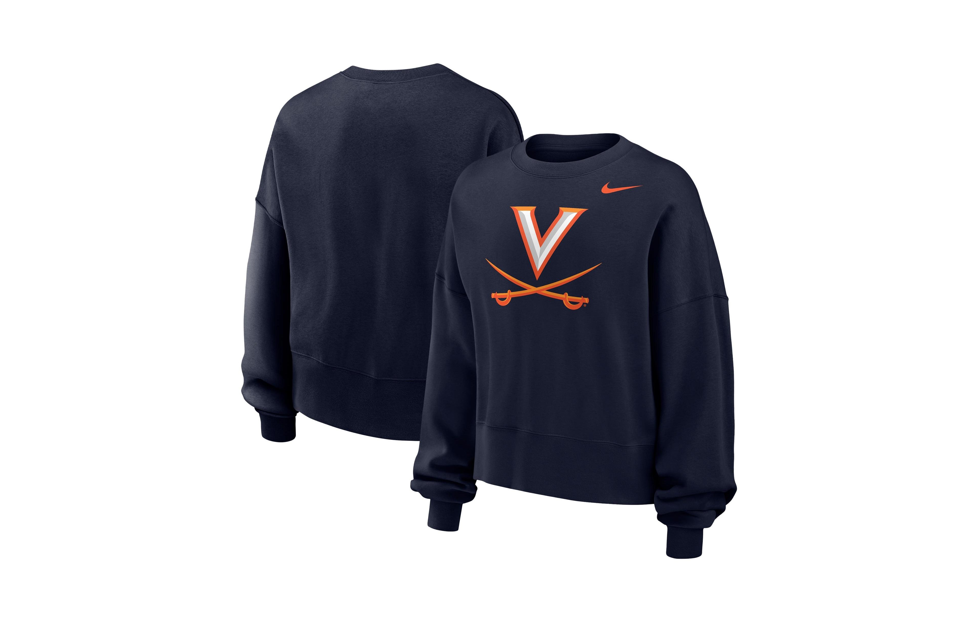 Nike Women's Navy Virginia Cavaliers Phoenix Fleece Pullover Sweatshirt