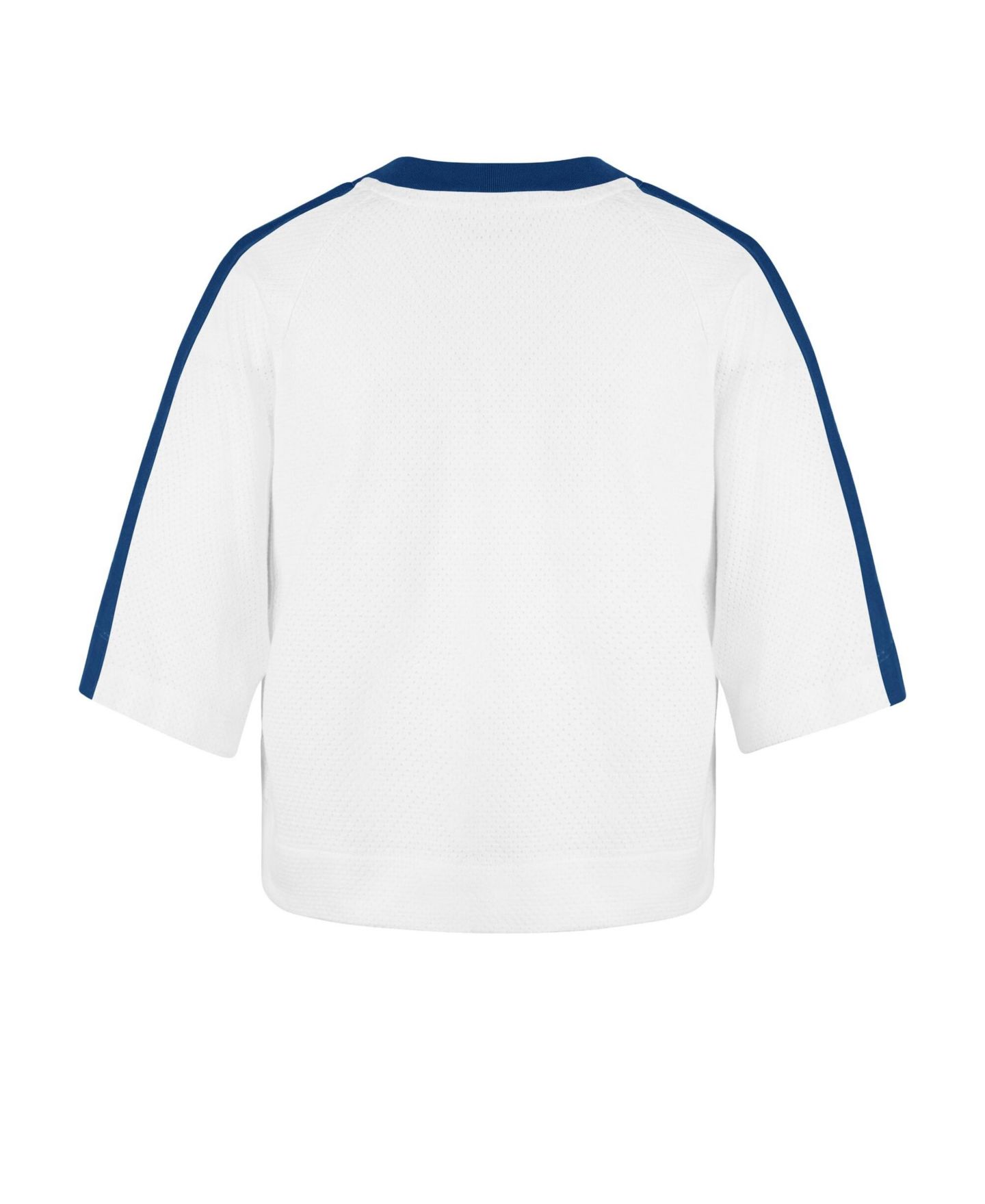 Женская футболка '47 Brand White Los Angeles Rams Big Overarch Drop Needle Raglan V-Neck — фото 3