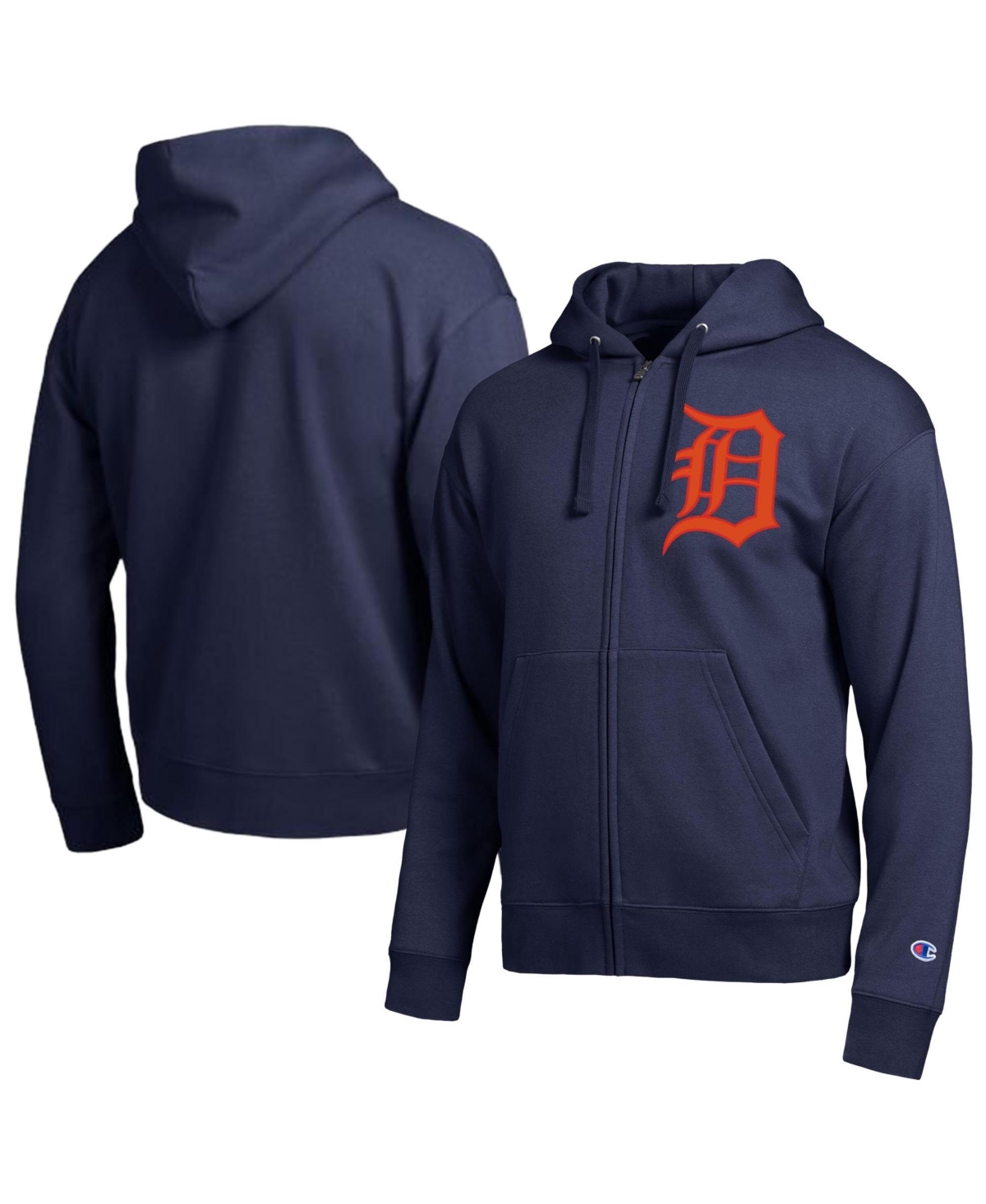 Champion Men's Navy Detroit Tigers All-Star Full-Zip Hoodie - Navy