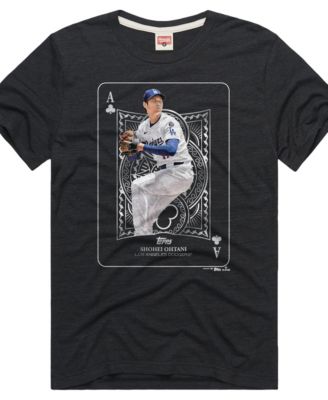 Men's Shohei Ohtani Charcoal Los Angeles Dodgers All Aces Graphic T-Shirt