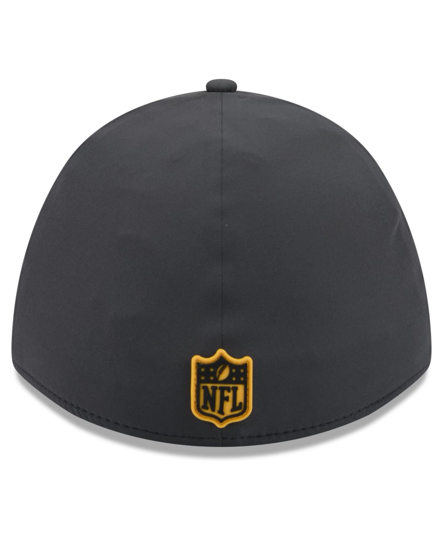 Мужской головной убор New Era Charcoal Pittsburgh Steelers 2026 Sideline Cold Weather 39THIRTY M-Crown Stretch Hat — фото 4