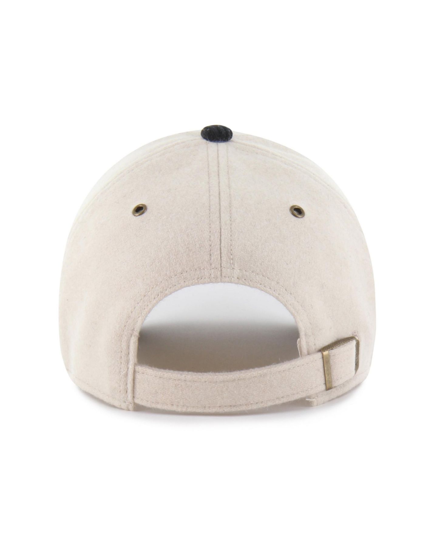Женская кепка '47 Brand Cream/Black Missouri Tigers Rope Script Clean Up Adjustable Hat — фото 3