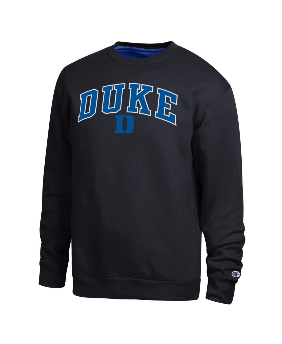 Champion Men's Black Duke Blue Devils Arch Sweatshirt - Black