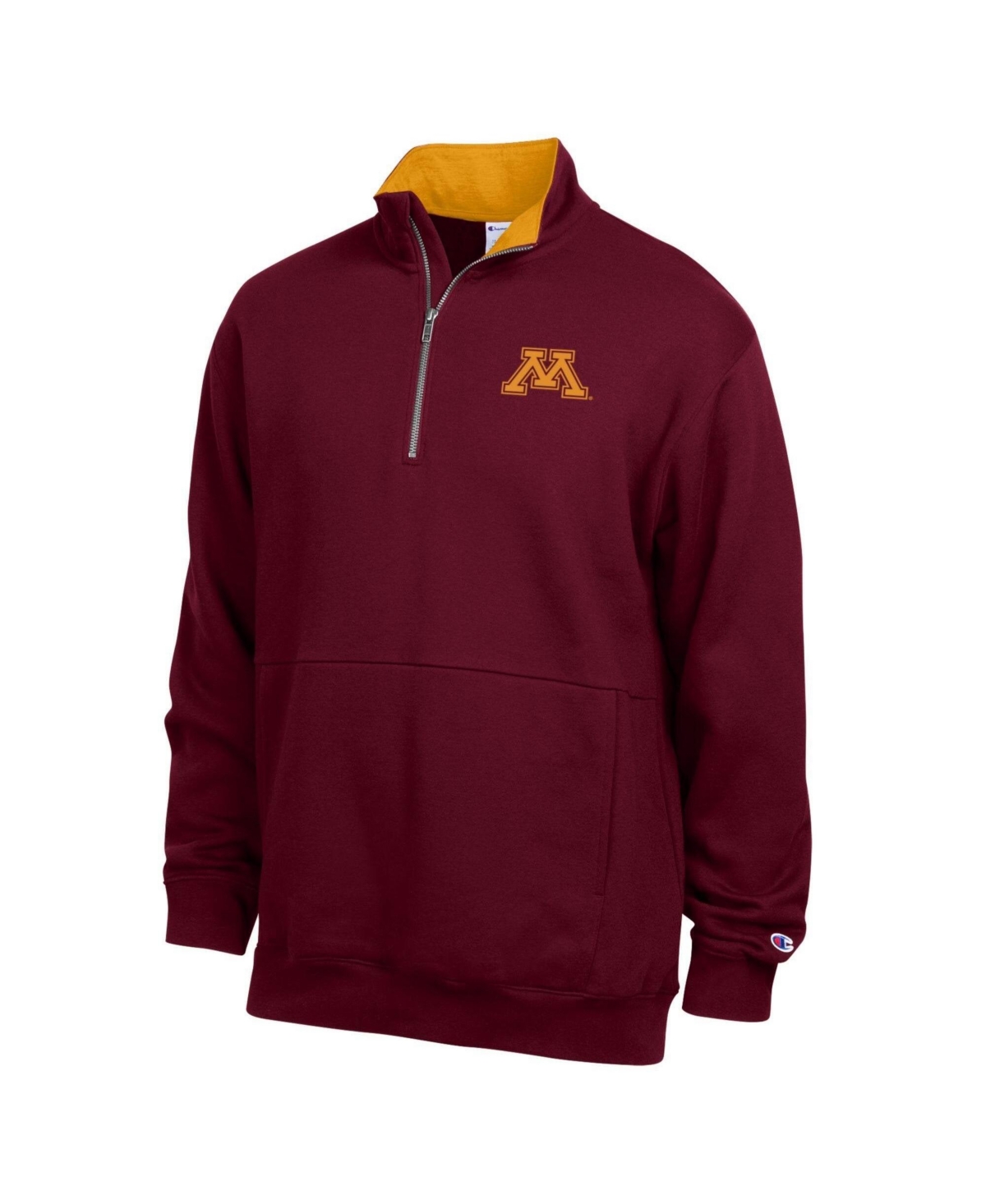 Champion Men's Maroon Minnesota Golden Gophers Fleece Quarter-Zip Pullover - Maroon
