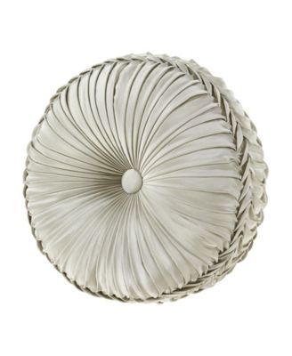 Anastasia Tufted Round Decorative Pillow, 15" x 15"
