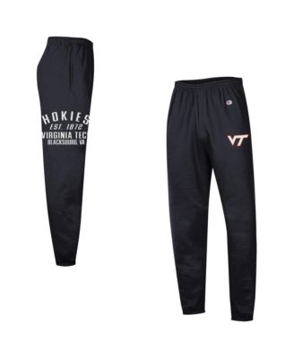 Men's Black Virginia Tech Hokies Powerblend Banded Fleece Sweatpants