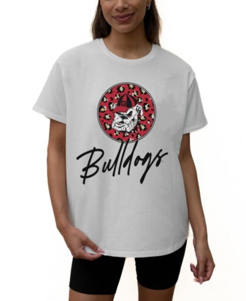 Женская футболка Gameday Couture White Georgia Bulldogs Wild Expectations Tri-Blend Flowy