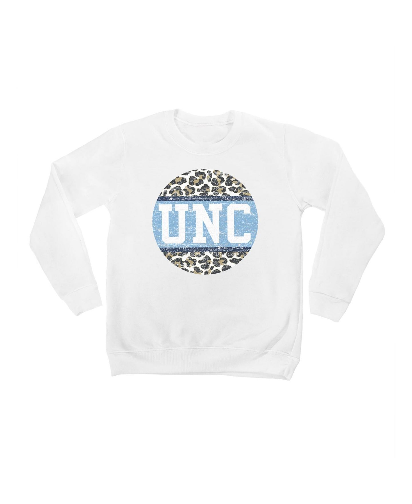 Детские толстовки Gameday Couture White North Carolina Tar Heels Scoop Score Pullover — фото 1